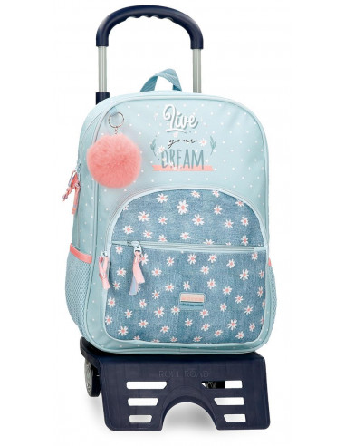 37623T1 ADAPT. BACKPACK 38CM.W/TROLLEY   LIVE YOUR DREAMS